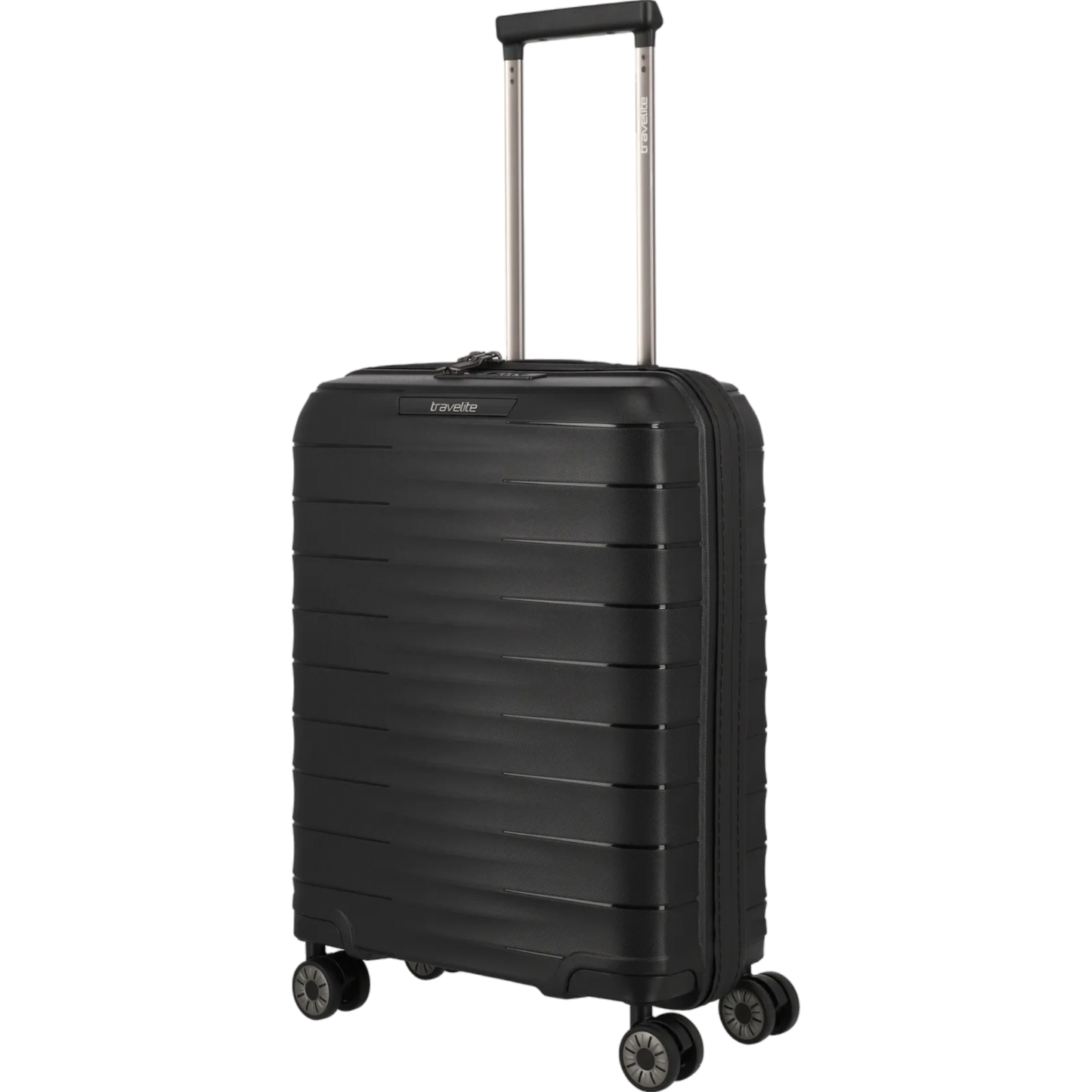 Travelite Mooby  4-Rollen-Handgepäcktrolley 55 cm -Schwarz KOFFER-PLUS.COM