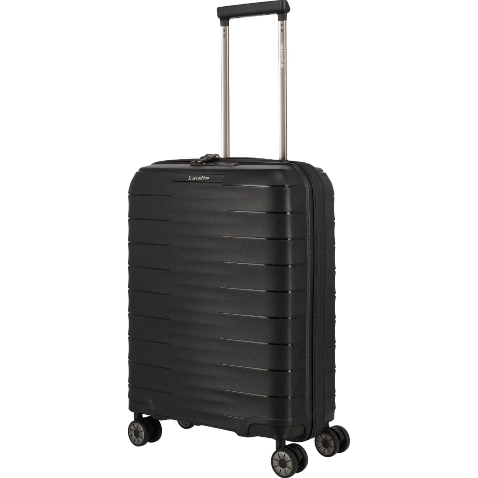 Travelite Mooby  4-Rollen-Handgepäcktrolley 55 cm -Schwarz KOFFER-PLUS.COM