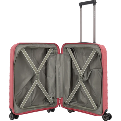 Travelite Mooby  4-Rollen-Handgepäcktrolley 55 cm -Rot KOFFER-PLUS.COM