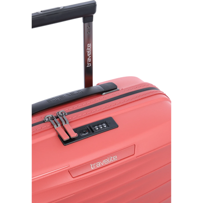 Travelite Mooby  4-Rollen-Handgepäcktrolley 55 cm -Rot KOFFER-PLUS.COM