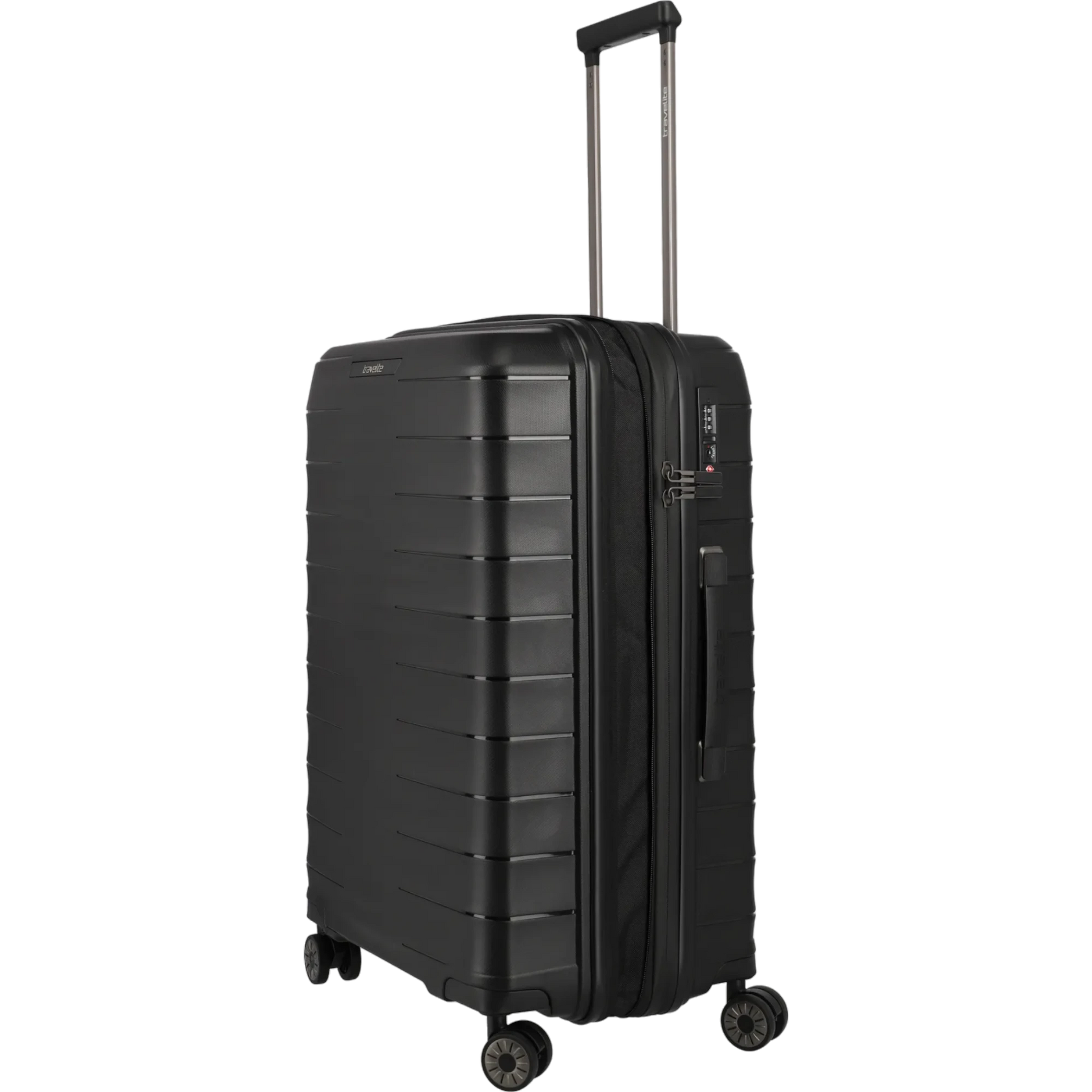 Travelite Mooby  4-Rollen-Trolley 66 cm -Schwarz KOFFER-PLUS.COM