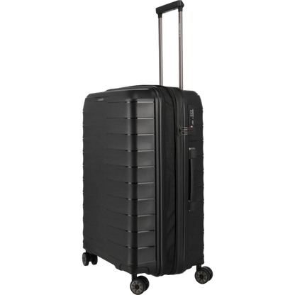 Travelite Mooby  4-Rollen-Trolley 66 cm -Schwarz KOFFER-PLUS.COM