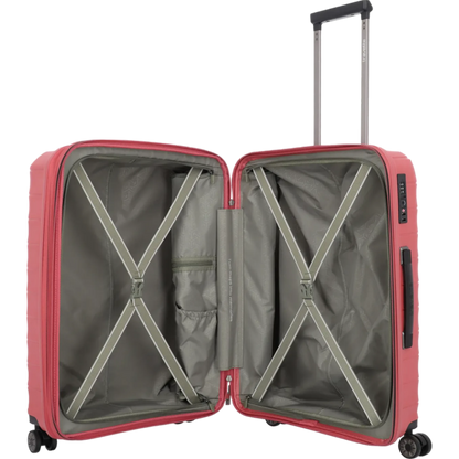 Travelite Mooby  4-Rollen-Trolley 66 cm -Rot KOFFER-PLUS.COM