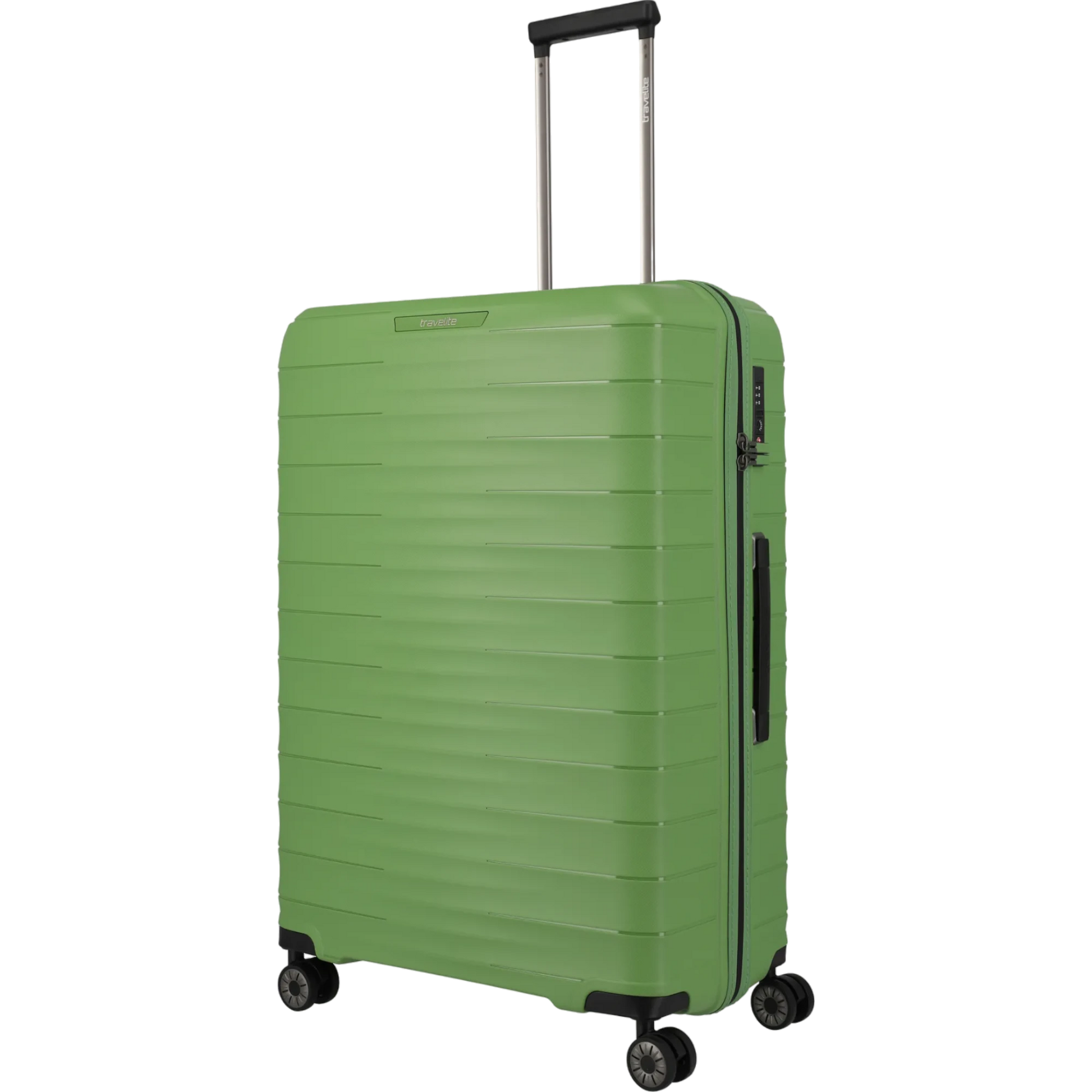 Travelite Mooby  4-Rollen-Trolley 77 cm -Grün KOFFER-PLUS.COM