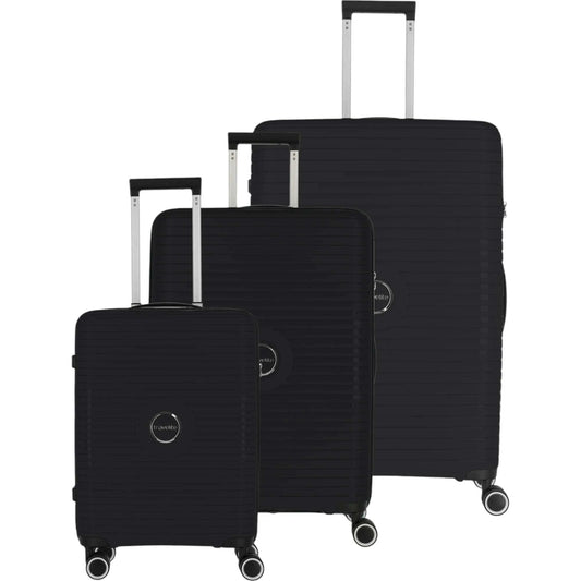 Travelite Orbita 4-Rollen-Trolleyset 3tlg. L/M/S -Schwarz KOFFER-PLUS.COM