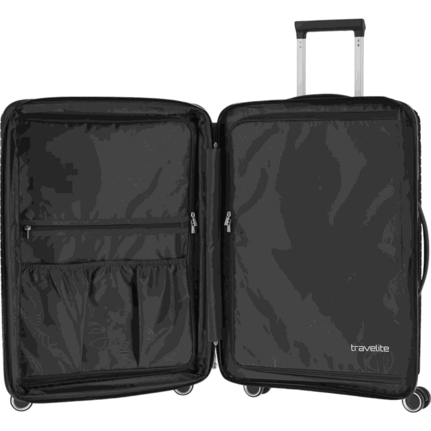 Travelite Orbita 4-Rollen-Trolley M 67 cm -Schwarz KOFFER-PLUS.COM