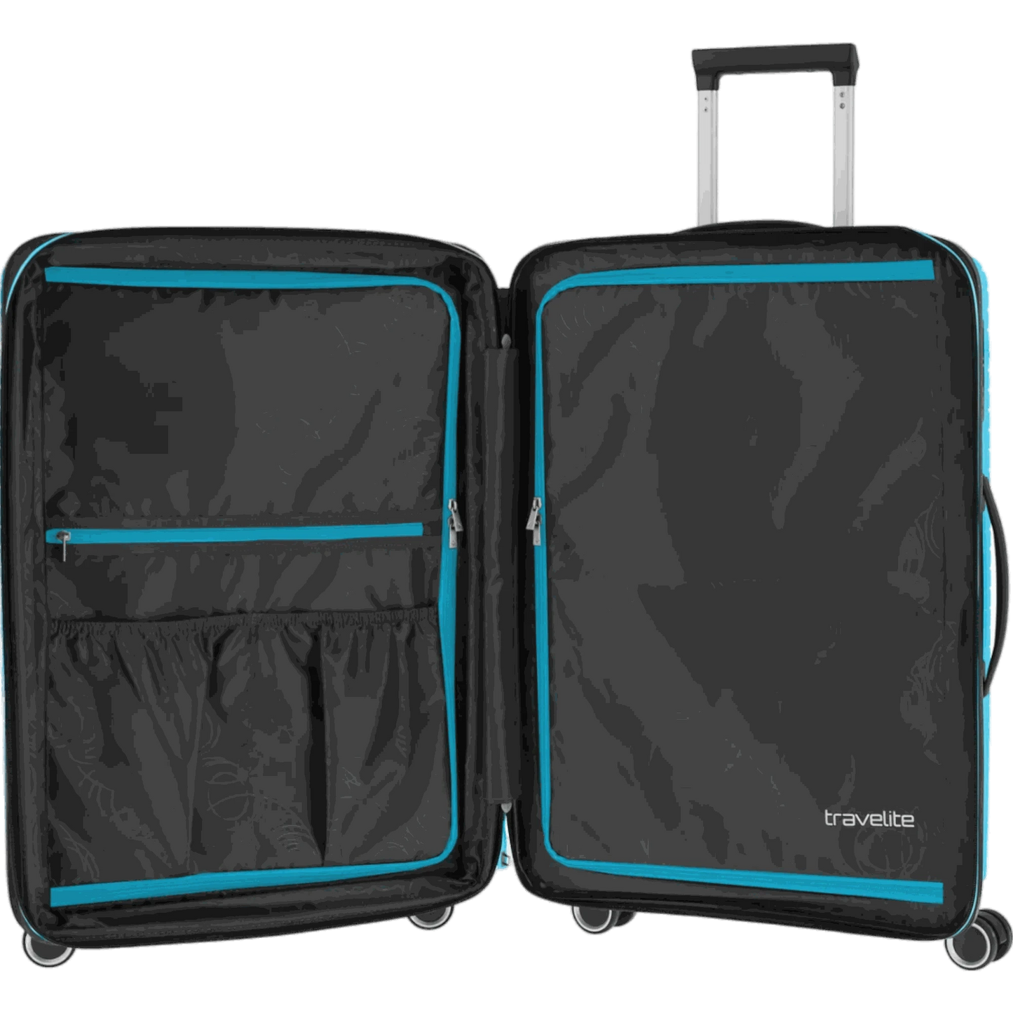 Travelite Orbita 4-Rollen-Trolley M 67 cm -Türkis KOFFER-PLUS.COM