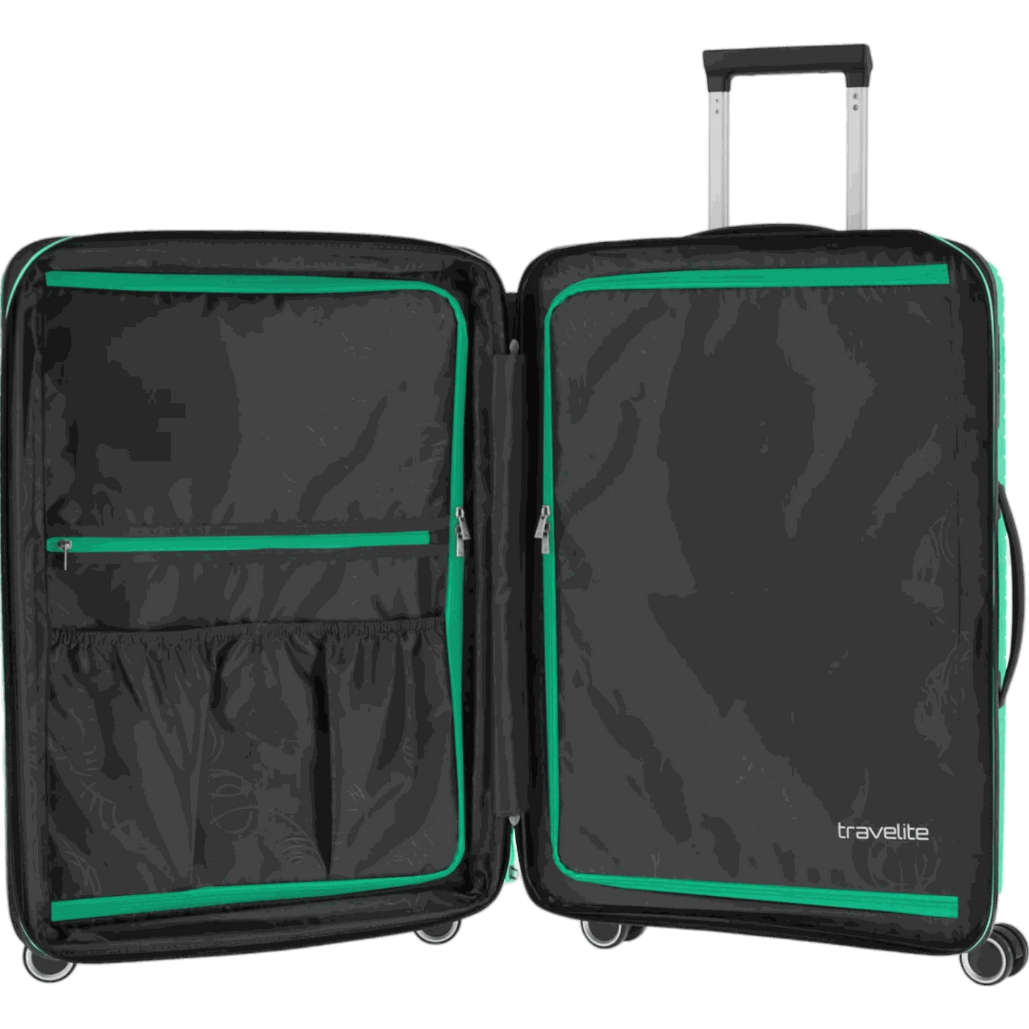 Travelite Orbita 4-Rolen-Trolley M 67 cm -Grün KOFFER-PLUS.COM