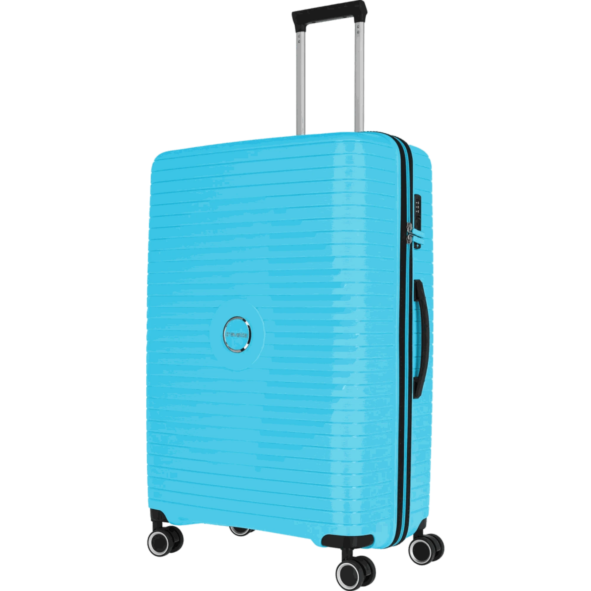 Travelite Orbita 4-Rollen-Trolley L 77 cm -Türkis KOFFER-PLUS.COM