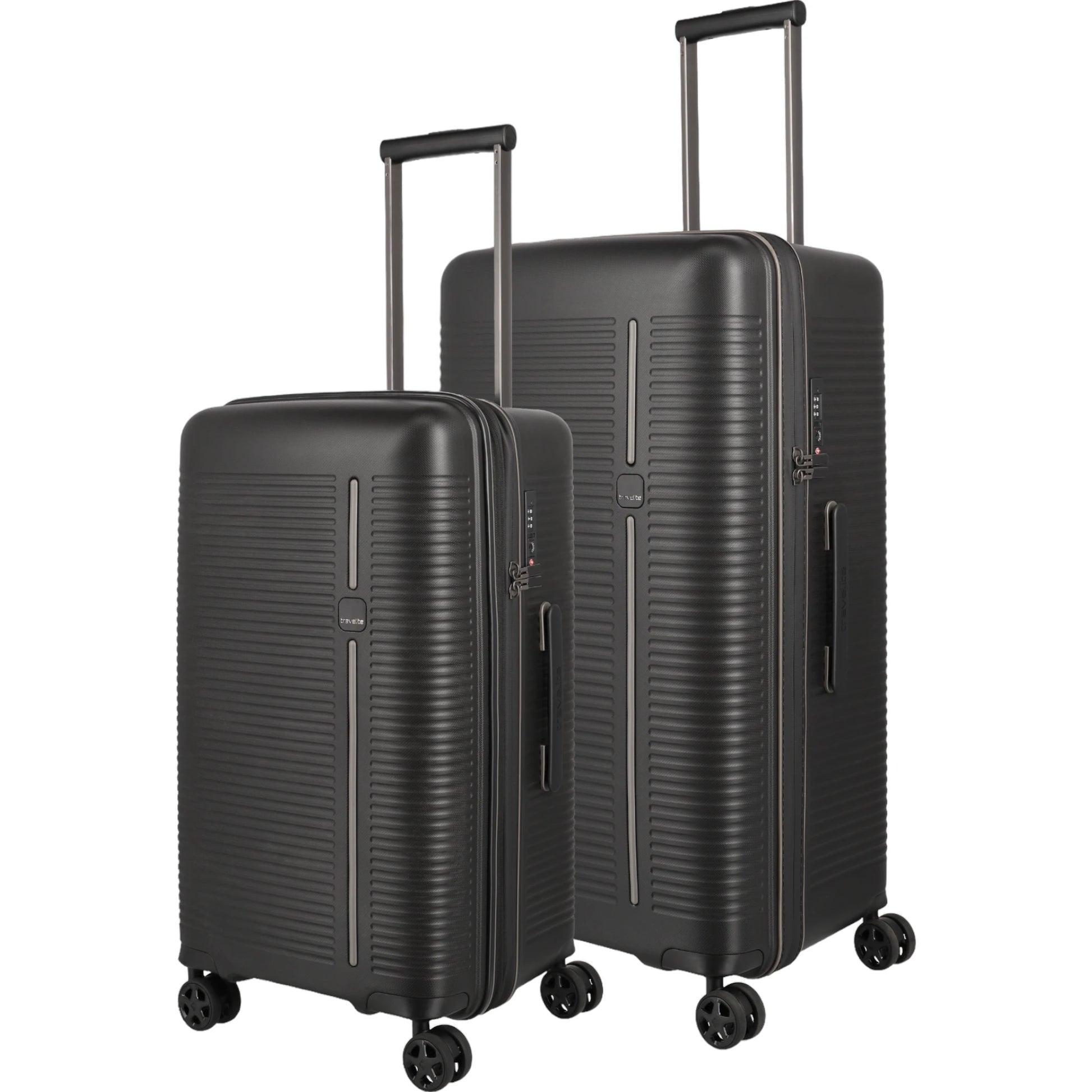 Travelite Roomer 4-Rollen-Koffer Trunk Set 2tlg. L/M -Schwarz KOFFER-PLUS.COM