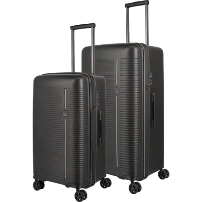 Travelite Roomer 4-Rollen-Koffer Trunk Set 2tlg. L/M -Schwarz KOFFER-PLUS.COM