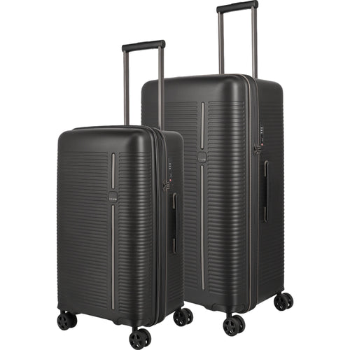 Travelite Roomer 4-Rollen-Koffer Trunk Set 2tlg. L/M -Schwarz