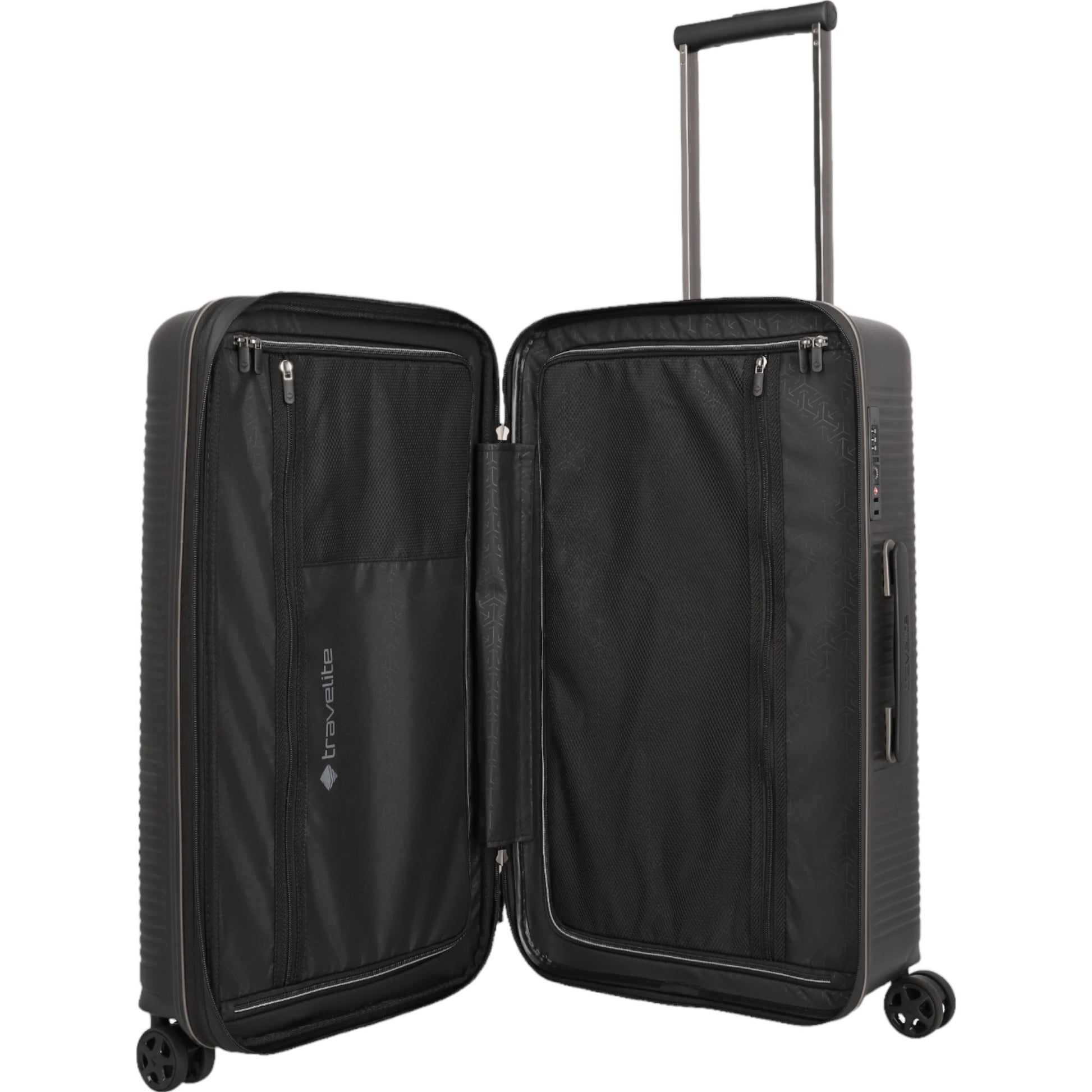 Travelite Roomer 4-Rollen-Koffer Trunk M 66 cm -Schwarz KOFFER-PLUS.COM