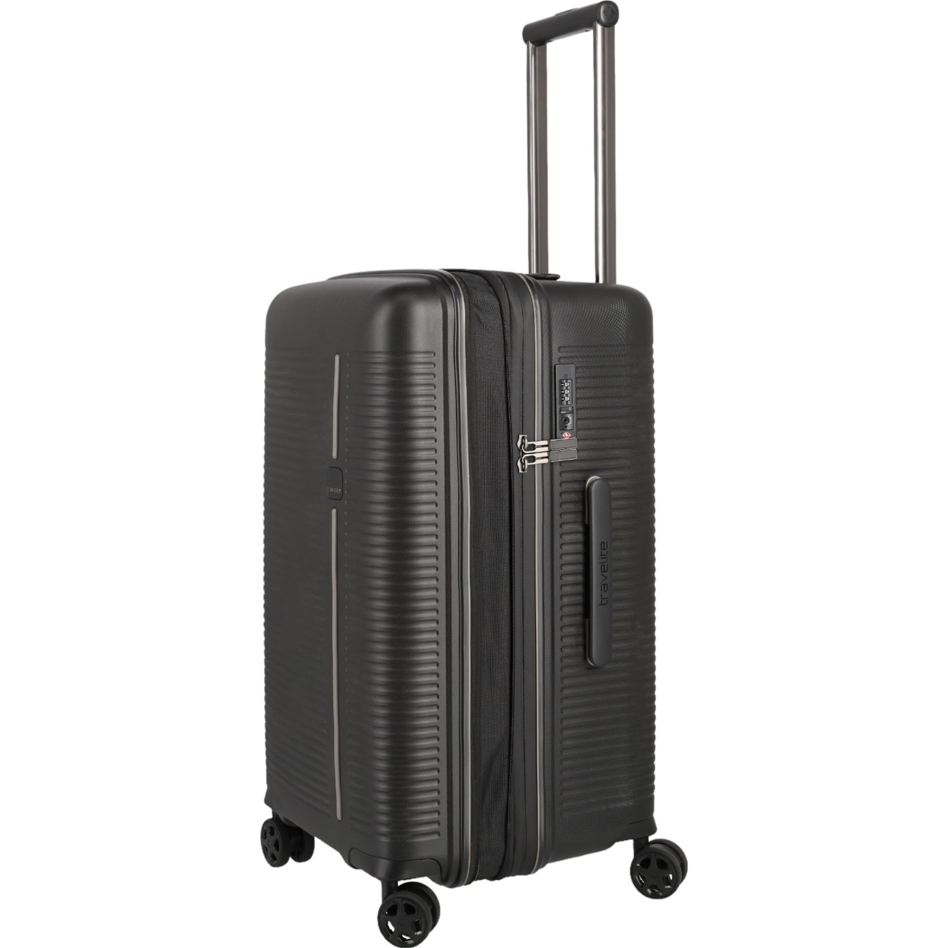 Travelite Roomer 4-Rollen-Koffer Trunk M 66 cm -Schwarz KOFFER-PLUS.COM