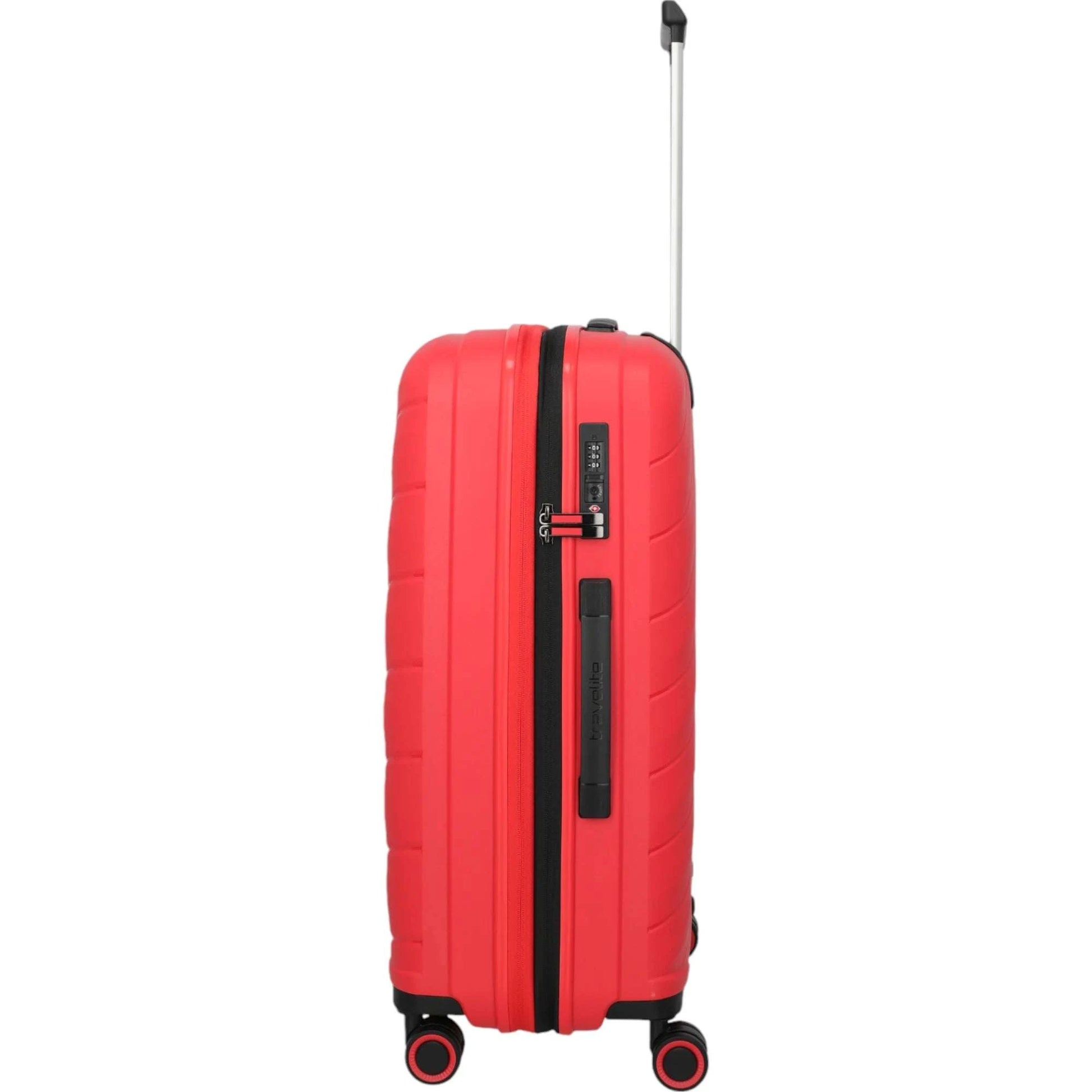 Travelite Burano 4-Rollen-Koffer M 66 cm -raspberry KOFFER-PLUS.COM