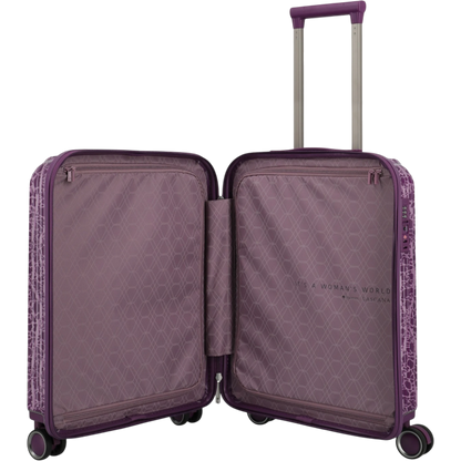 Travelite Lascana Edition 4-Rollen-Bordtrolley S 55 cm -Plum KOFFER-PLUS.COM