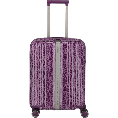 Travelite Lascana Edition 4-Rollen-Bordtrolley S 55 cm -Plum