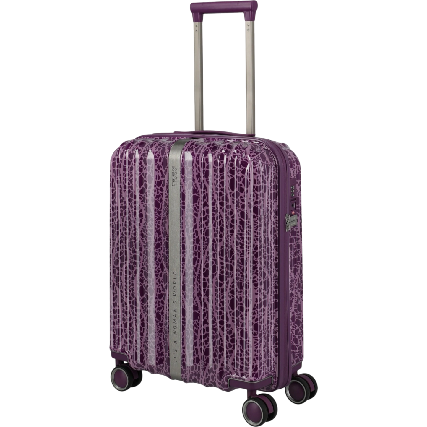 Travelite Lascana Edition 4-Rollen-Bordtrolley S 55 cm -Plum KOFFER-PLUS.COM