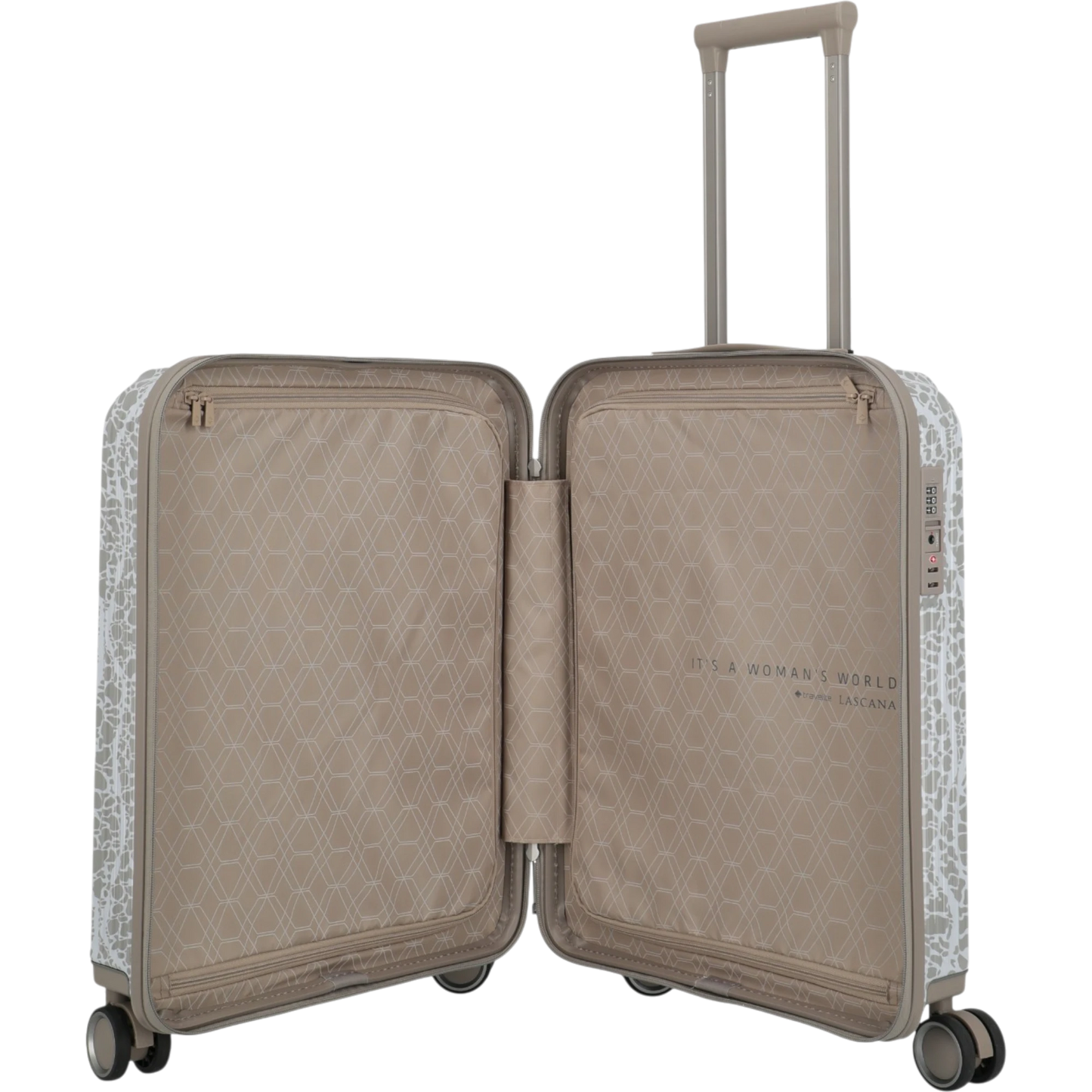 Travelite Lascana Edition 4-Rollen-Bordtrolley S 55 cm -Champagne KOFFER-PLUS.COM