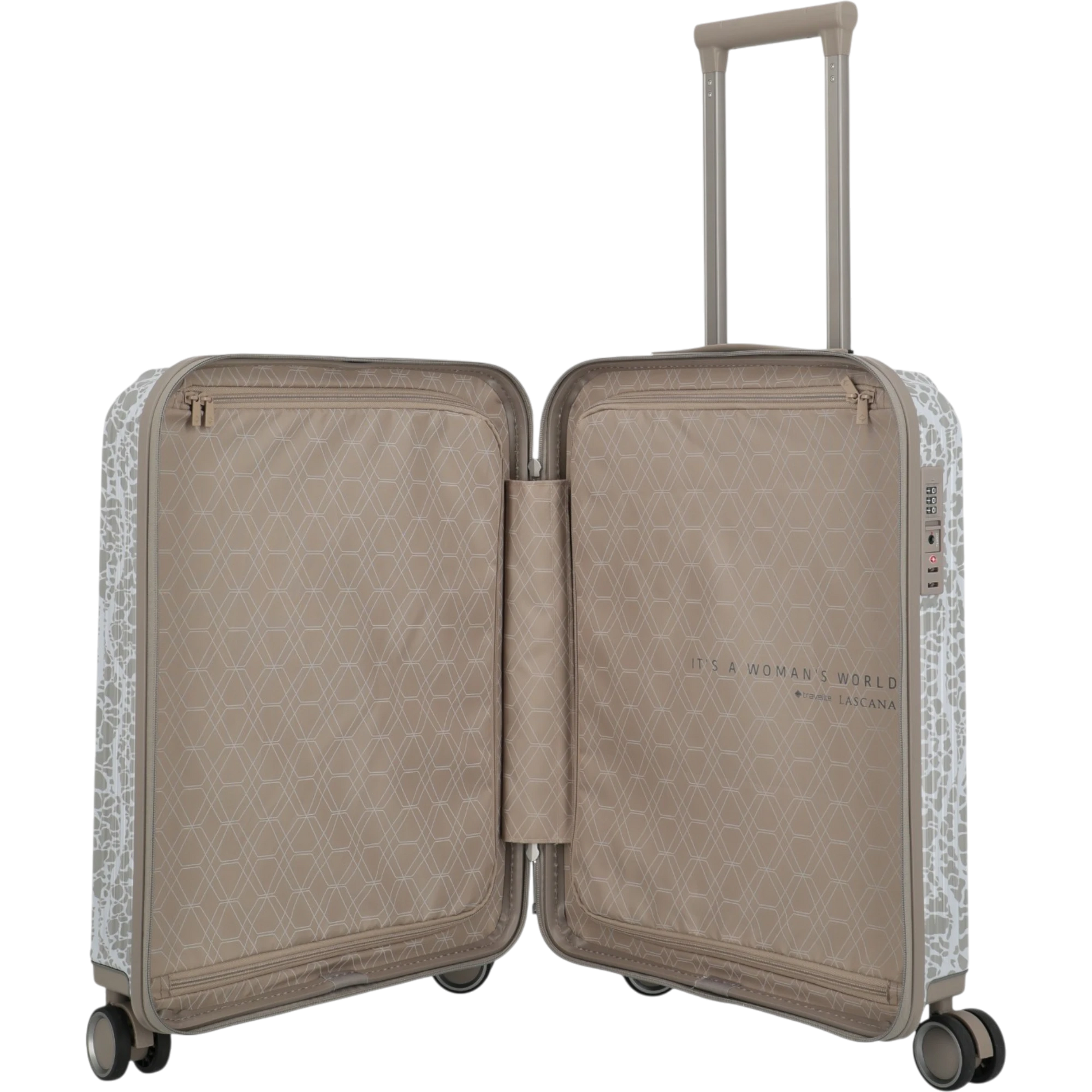 Travelite Lascana Edition 4-Rollen-Bordtrolley S 55 cm -Champagne KOFFER-PLUS.COM