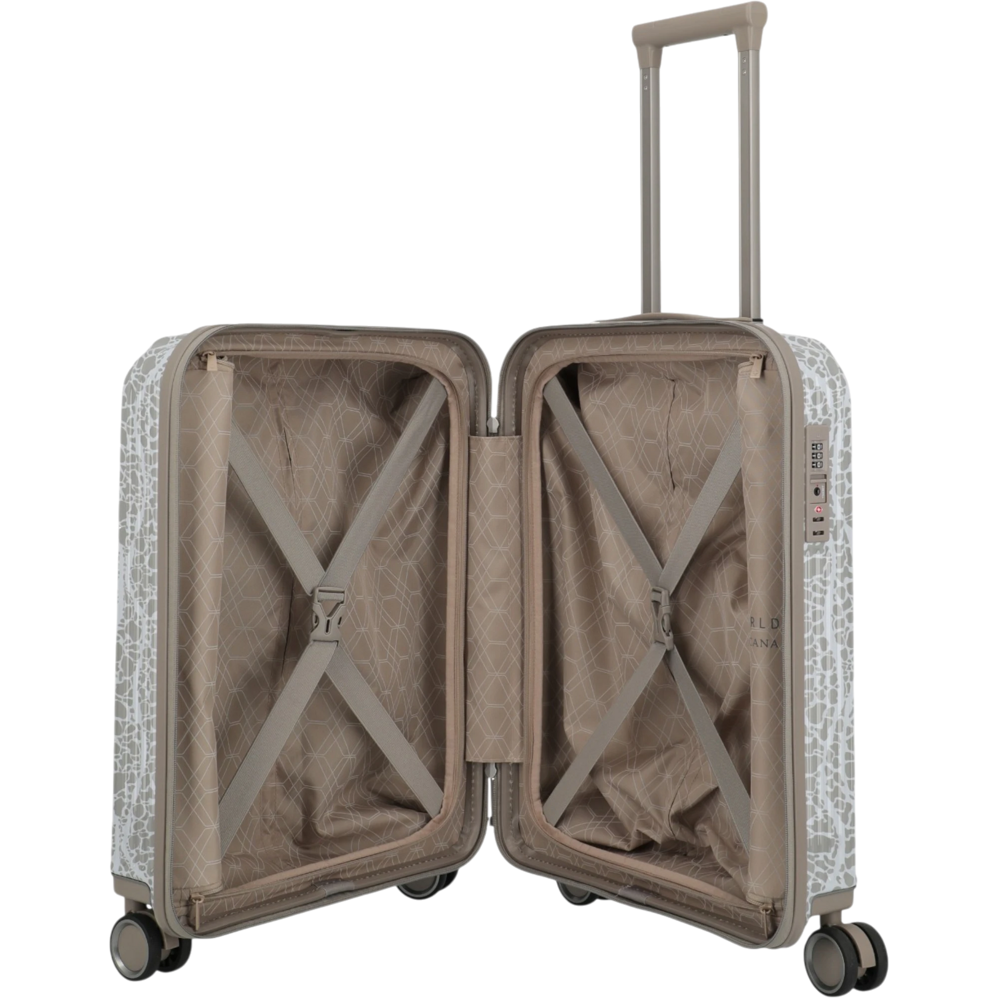 Travelite Lascana Edition 4-Rollen-Bordtrolley S 55 cm -Champagne KOFFER-PLUS.COM