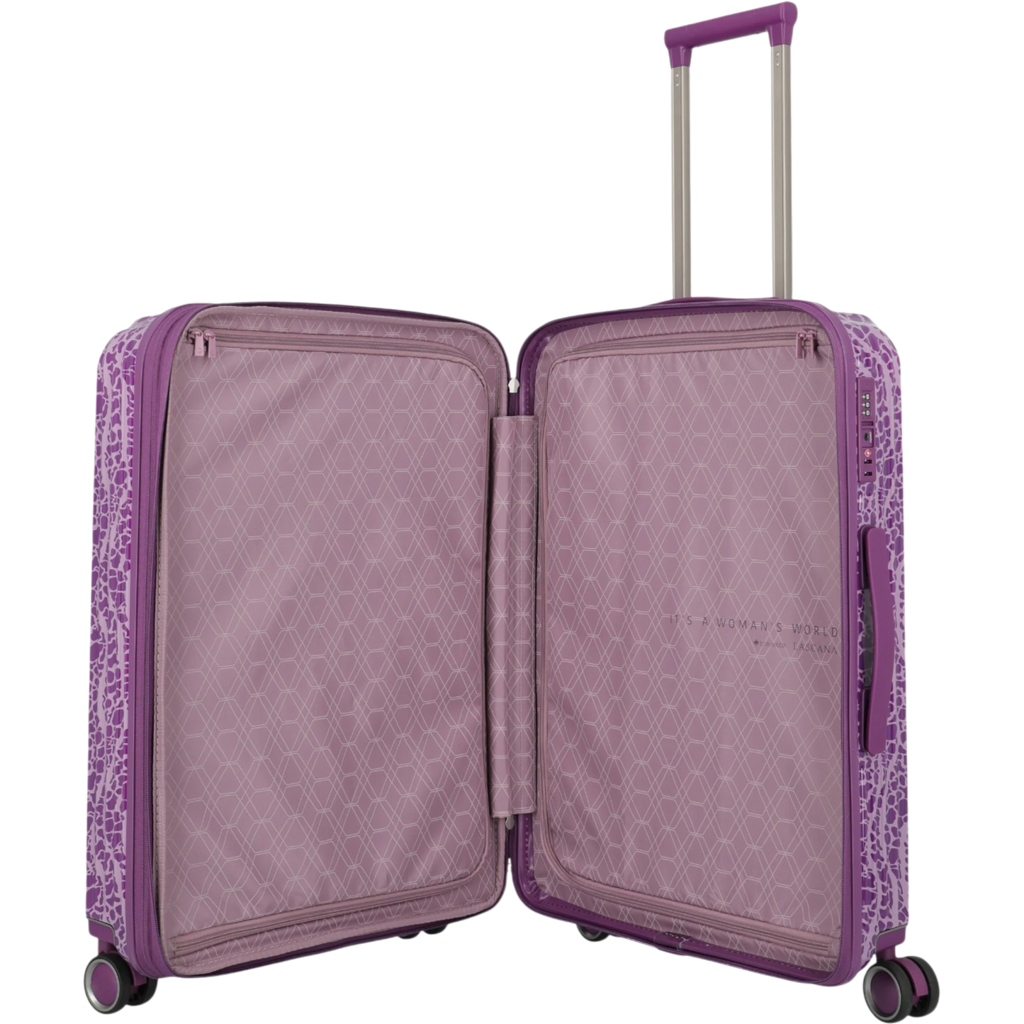 Travelite Lascana Edition 4-Rollen-Trolley M 65 cm -Plum KOFFER-PLUS.COM
