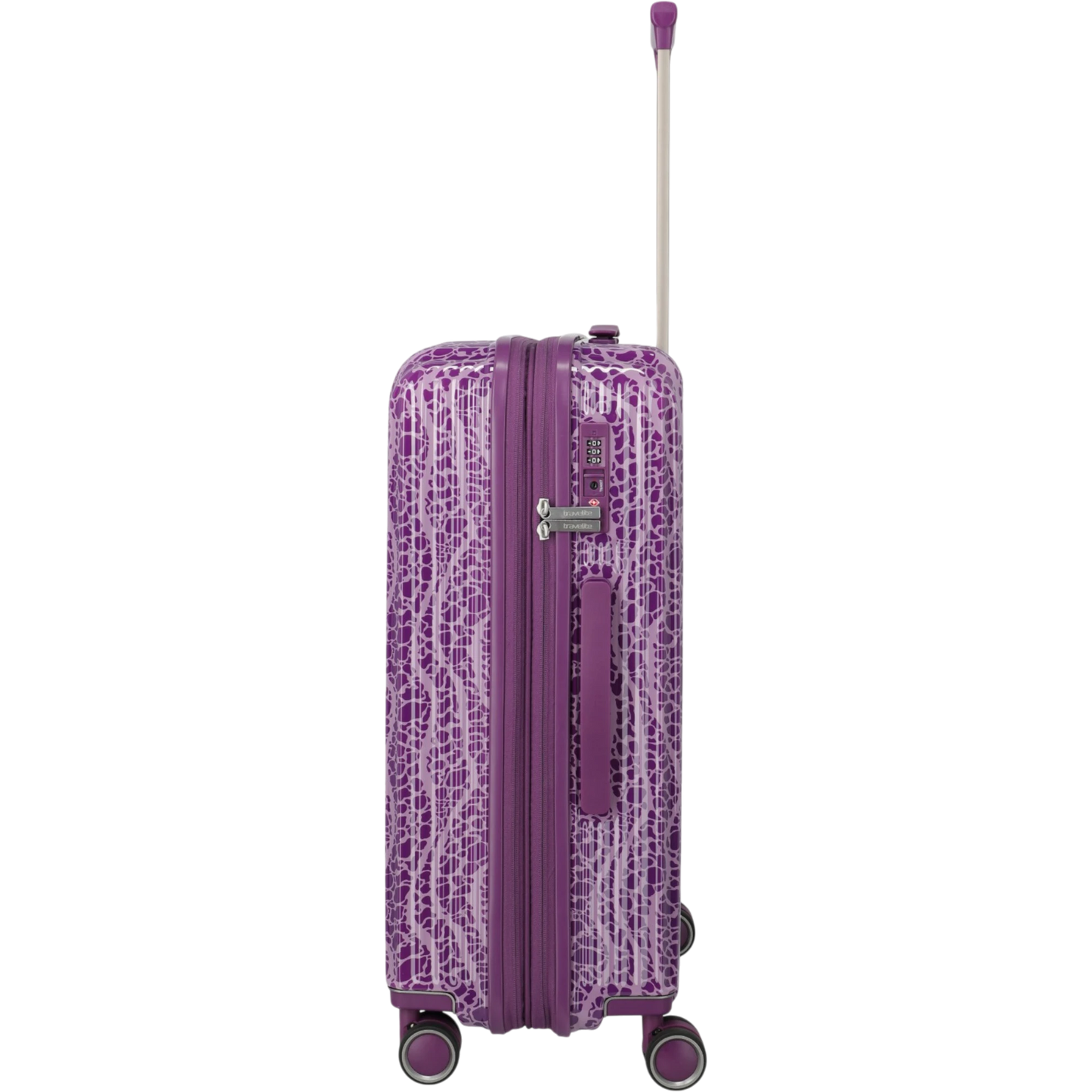 Travelite Lascana Edition 4-Rollen-Trolley M 65 cm -Plum KOFFER-PLUS.COM
