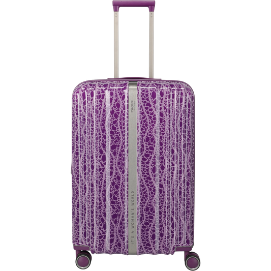 Travelite Lascana Edition 4-Rollen-Trolley M 65 cm -Plum KOFFER-PLUS.COM