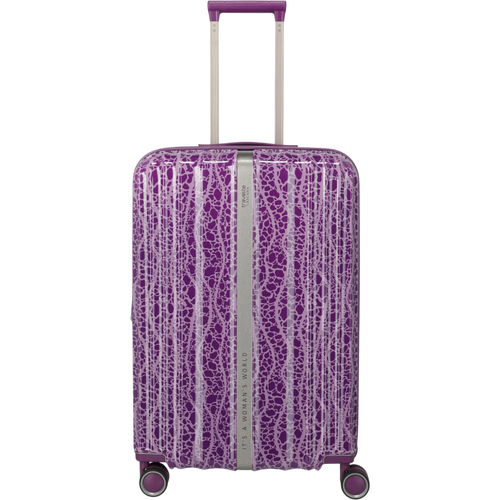 Travelite Lascana Edition 4-Rollen-Trolley M 65 cm -Plum