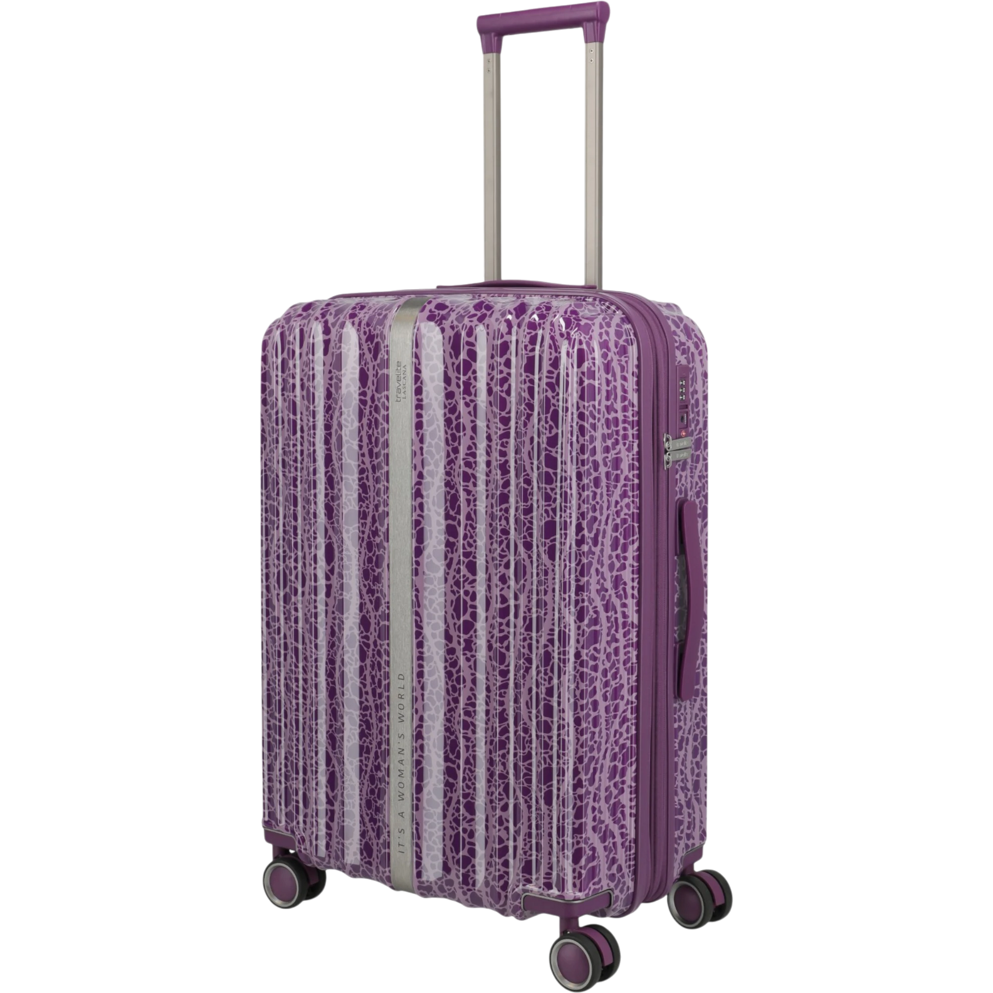 Travelite Lascana Edition 4-Rollen-Trolley M 65 cm -Plum KOFFER-PLUS.COM