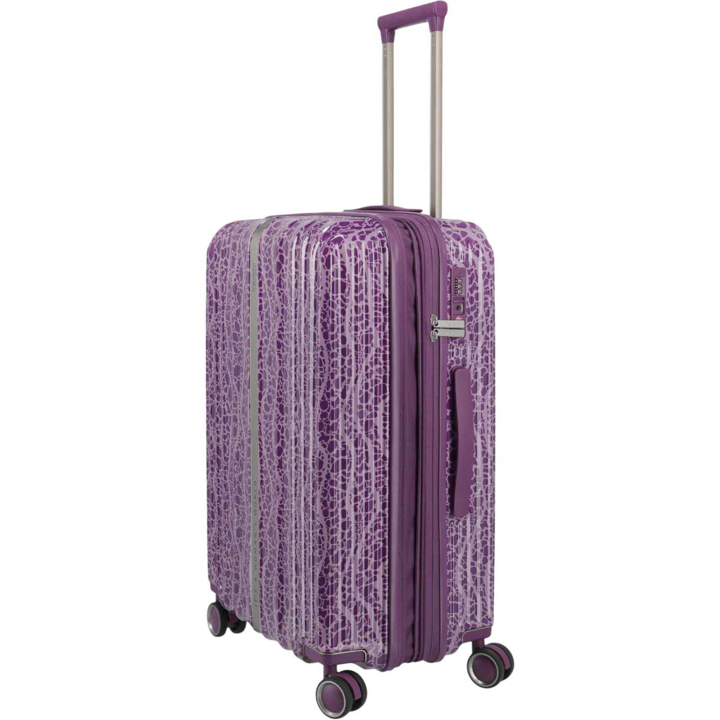 Travelite Lascana Edition 4-Rollen-Trolley M 65 cm -Plum KOFFER-PLUS.COM