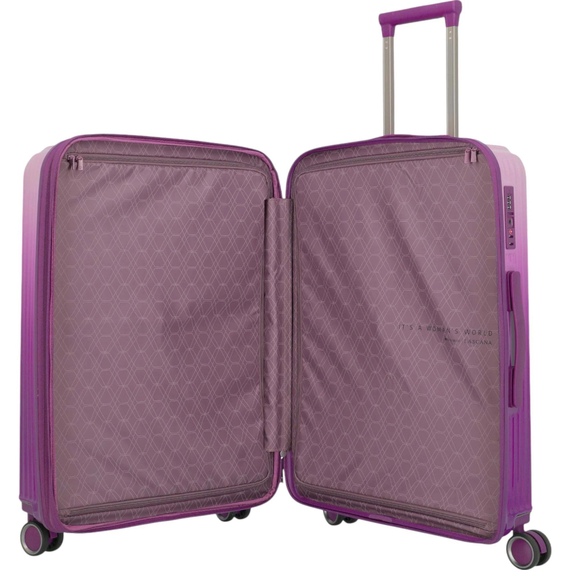 Travelite Lascana Edition 4-Rollen-Trolley M 65 cm -Purple Degrade KOFFER-PLUS.COM