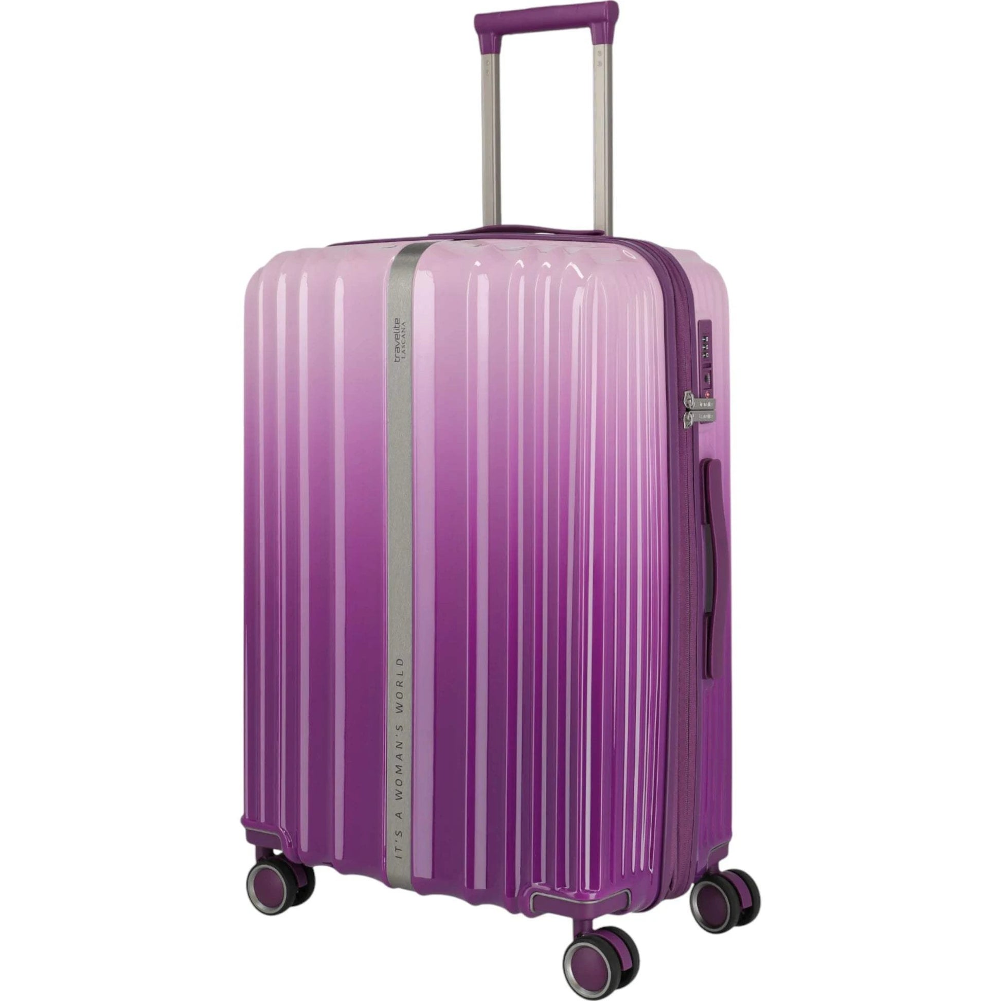 Travelite Lascana Edition 4-Rollen-Trolley M 65 cm -Purple Degrade KOFFER-PLUS.COM