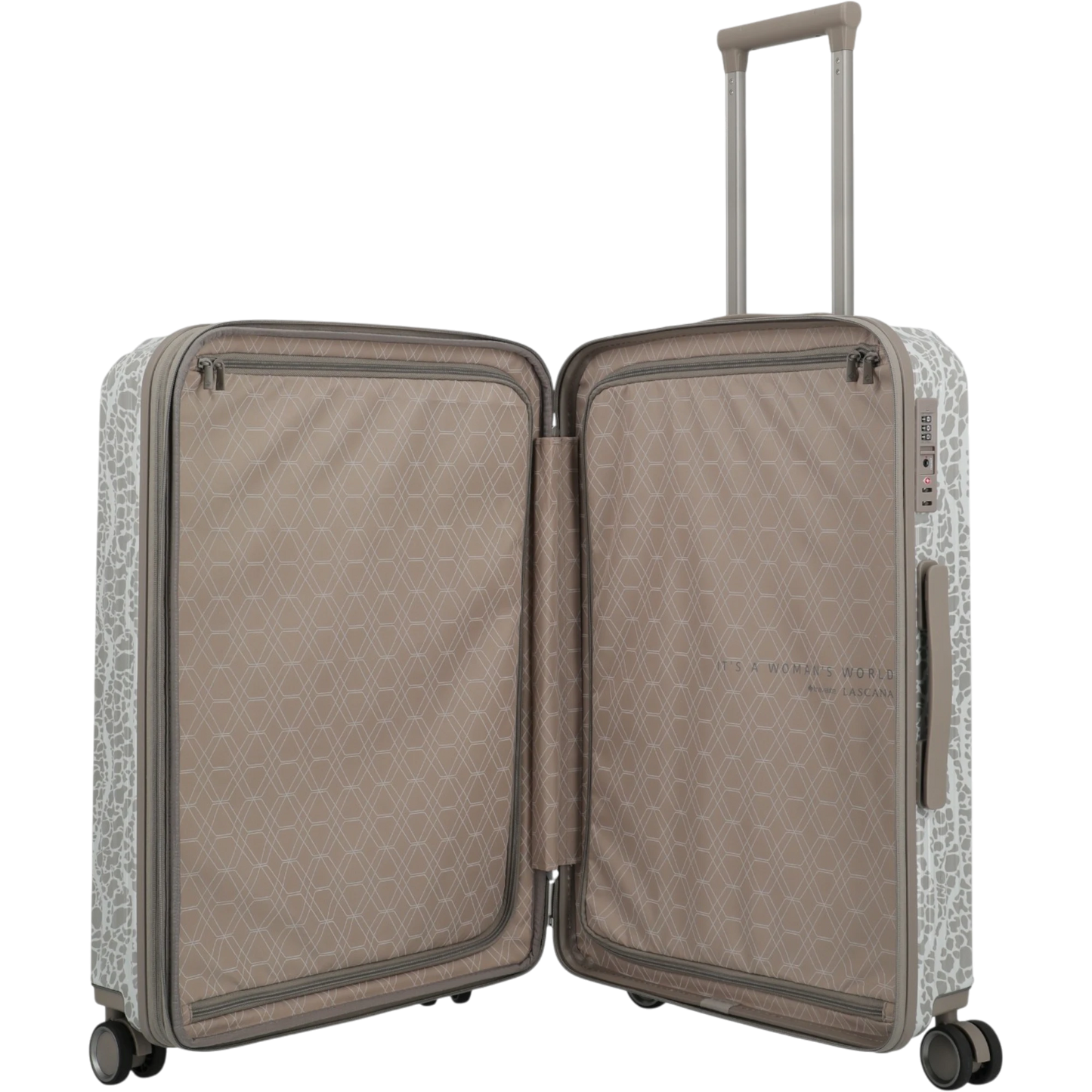 Travelite Lascana Edition 4-Rollen-Trolley M 65 cm -Champagne KOFFER-PLUS.COM