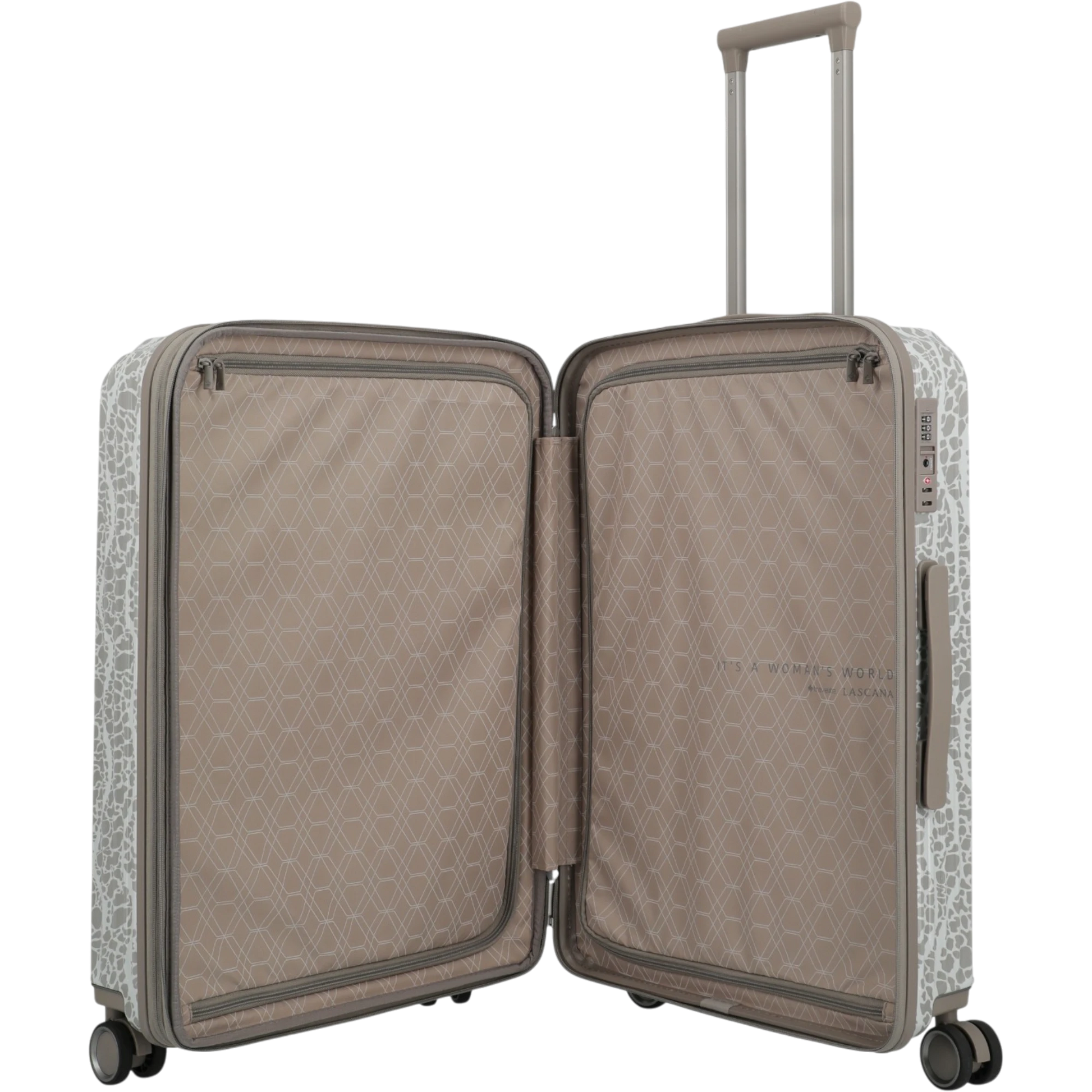 Travelite Lascana Edition 4-Rollen-Trolley M 65 cm -Champagne KOFFER-PLUS.COM