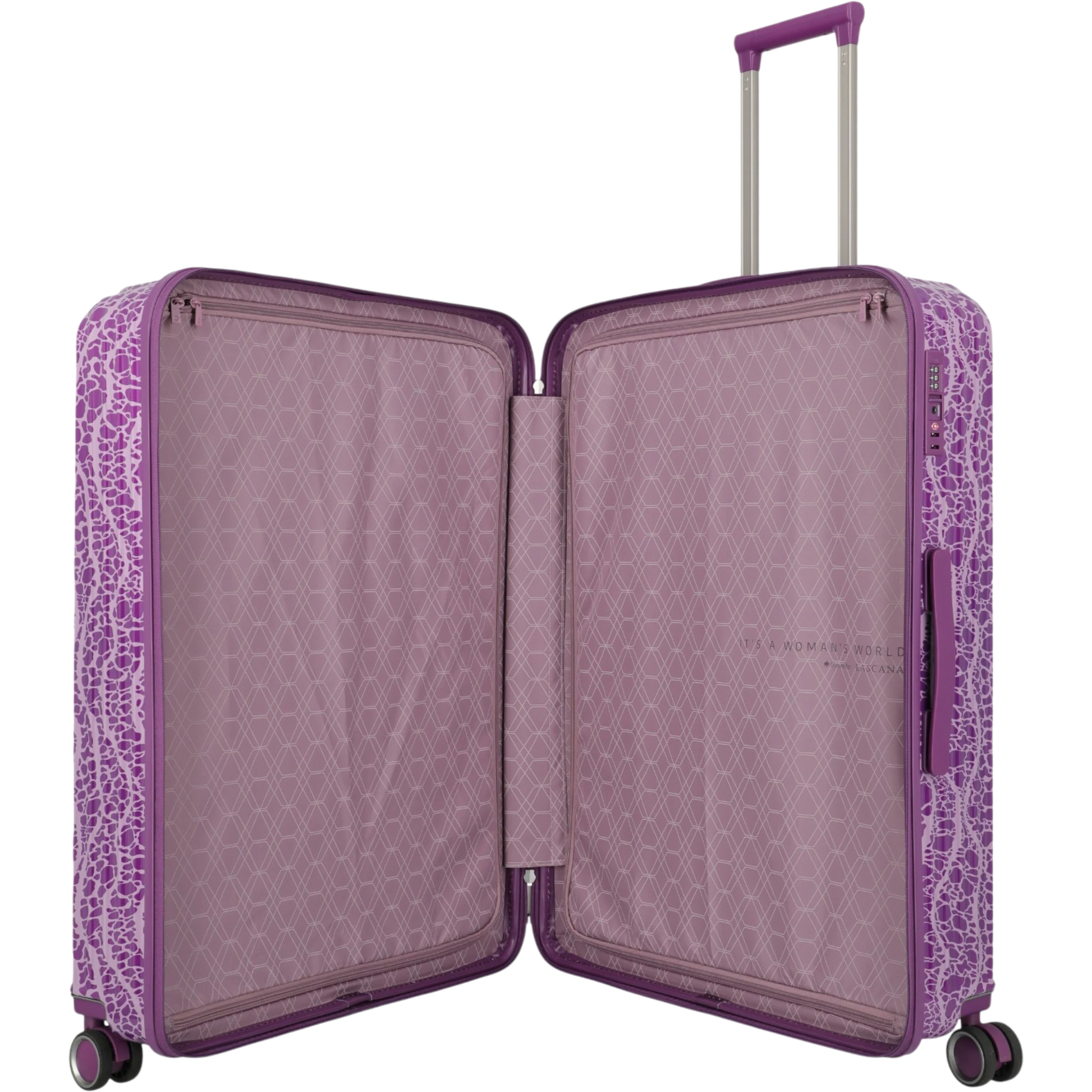 Travelite Lascana Edition 4-Rollen-Trolley L 76 cm -Plum KOFFER-PLUS.COM