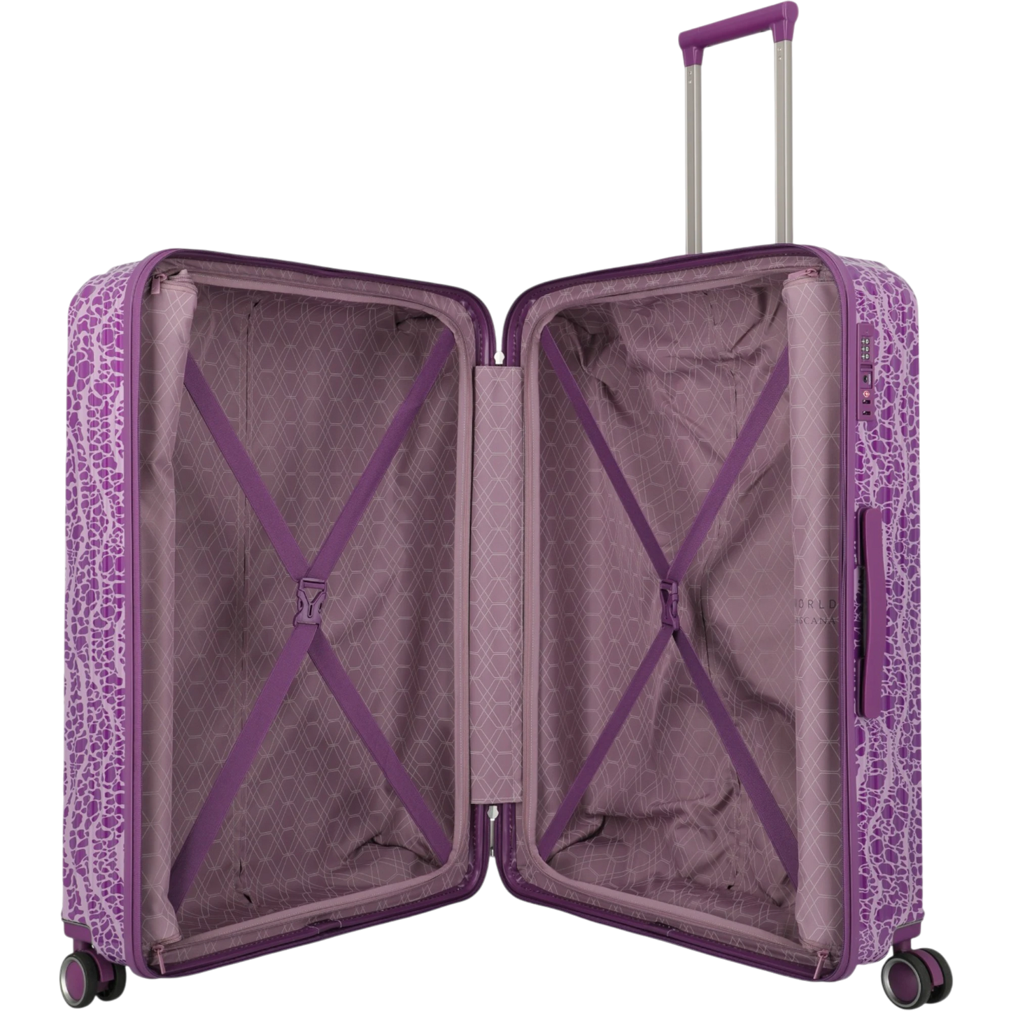 Travelite Lascana Edition 4-Rollen-Trolley L 76 cm -Plum KOFFER-PLUS.COM