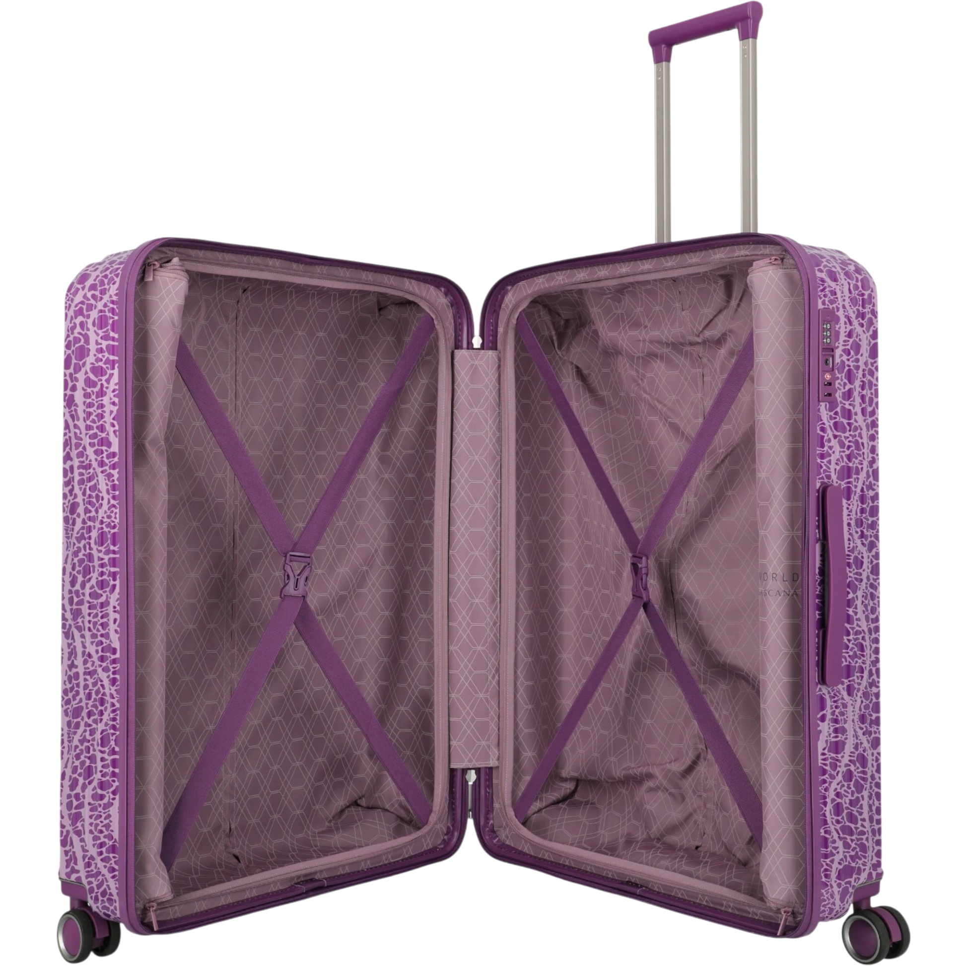 Travelite Lascana Edition 4-Rollen-Trolley L 76 cm -Plum KOFFER-PLUS.COM