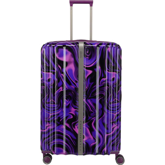 Travelite Lascana Edition 4-Rollen-Trolley L 76 cm -Purple Swirl KOFFER-PLUS.COM