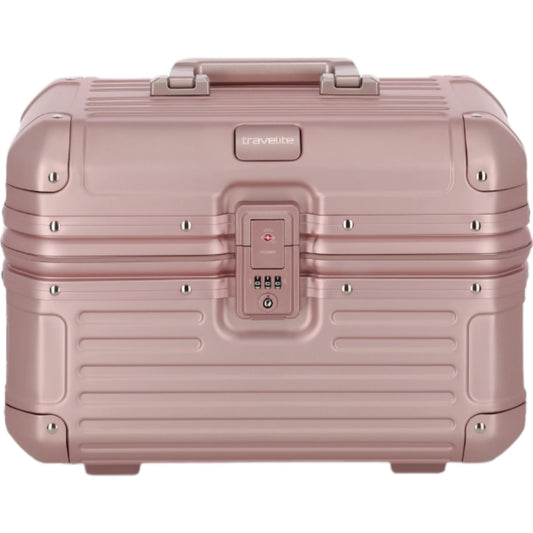 Travelite Next Beautycase aus Aluminium 38 cm -Rose KOFFER-PLUS.COM