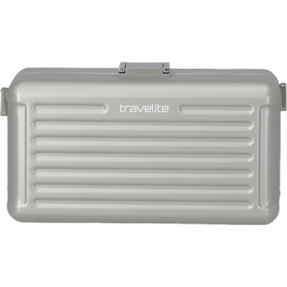 Travelite Next Minicase aus Aluminium 20 cm -Silber KOFFER-PLUS.COM