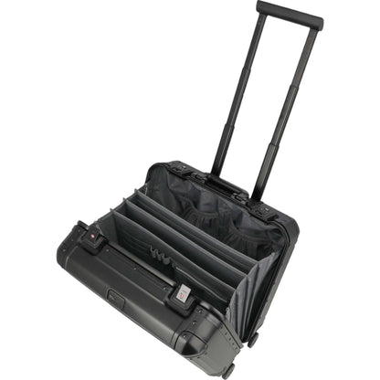 Travelite Next 4-Rad Business Trolley aus Aluminium 44 cm -Schwarz KOFFER-PLUS.COM