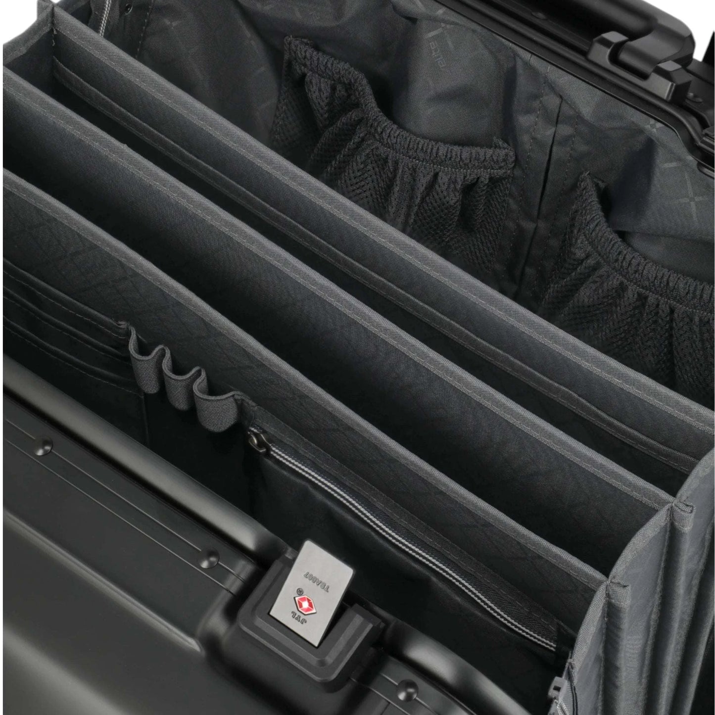 Travelite Next 4-Rad Business Trolley aus Aluminium 44 cm -Schwarz KOFFER-PLUS.COM