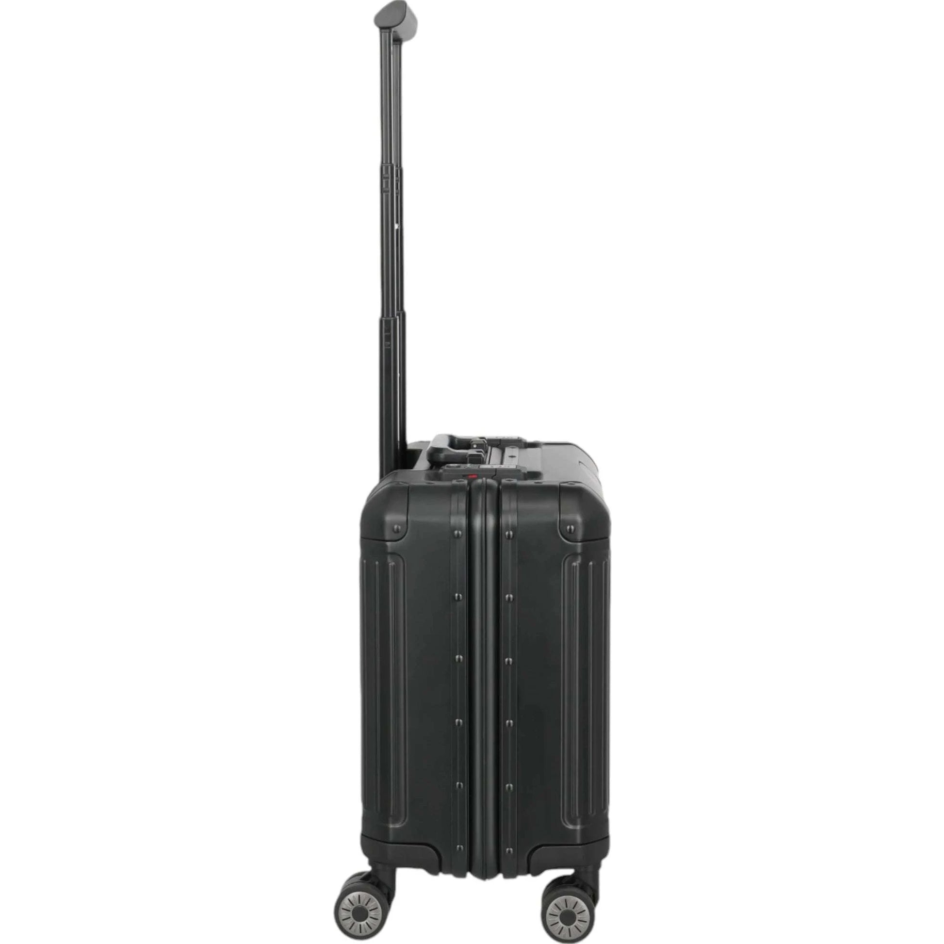 Travelite Next 4-Rad Business Trolley aus Aluminium 44 cm -Schwarz KOFFER-PLUS.COM