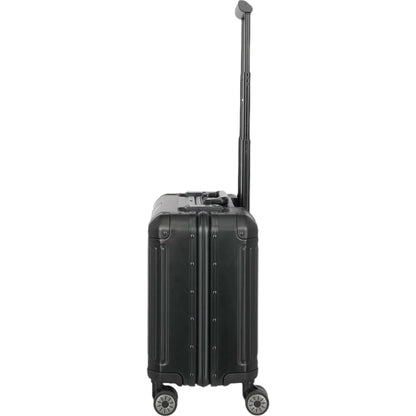 Travelite Next 4-Rad Business Trolley aus Aluminium 44 cm -Schwarz KOFFER-PLUS.COM