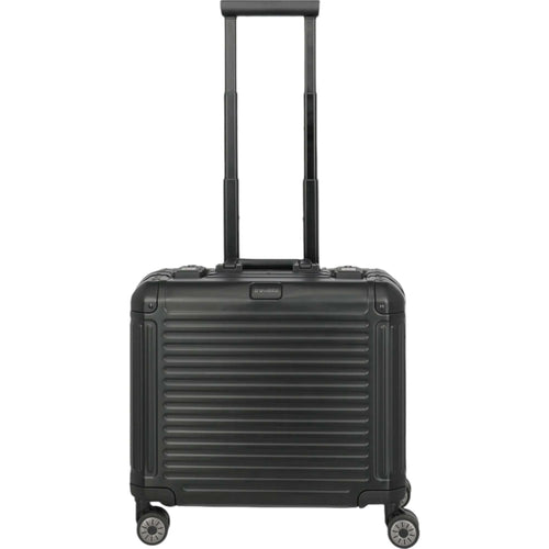 Travelite Next 4-Rad Business Trolley aus Aluminium 44 cm -Schwarz