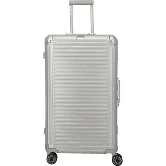 Travelite Next 4-Rollen-Koffer Trunk L aus Aluminium 76 cm -Silber KOFFER-PLUS.COM