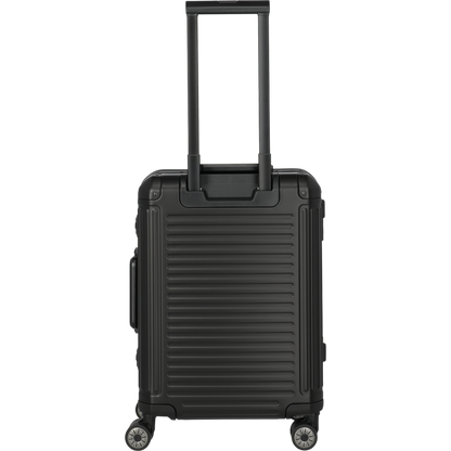 Travelite Next 4-Rollen-Kabinentrolley aus Aluminium 55 cm -Schwarz KOFFER-PLUS.COM