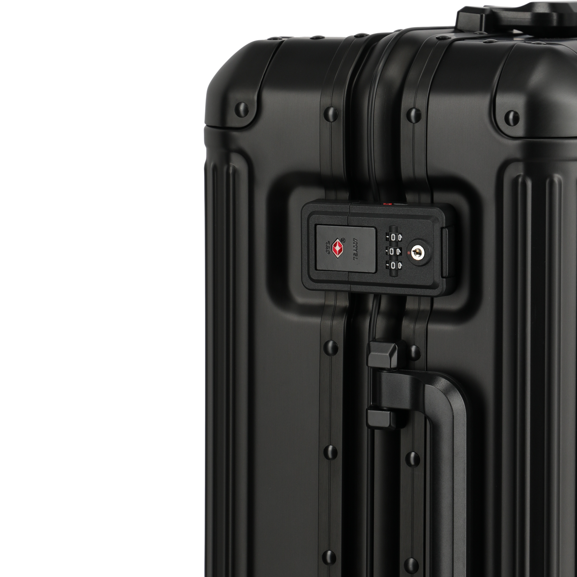 Travelite Next 4-Rollen-Kabinentrolley aus Aluminium 55 cm -Schwarz KOFFER-PLUS.COM