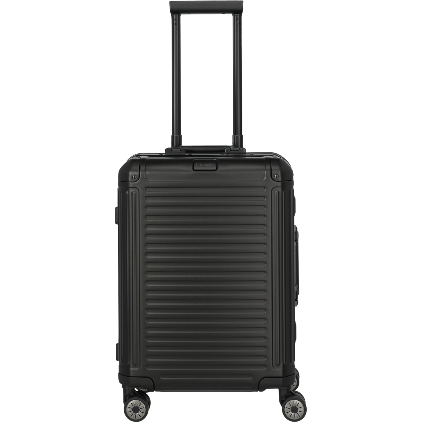 Travelite Next 4-Rollen-Kabinentrolley aus Aluminium 55 cm -Schwarz KOFFER-PLUS.COM